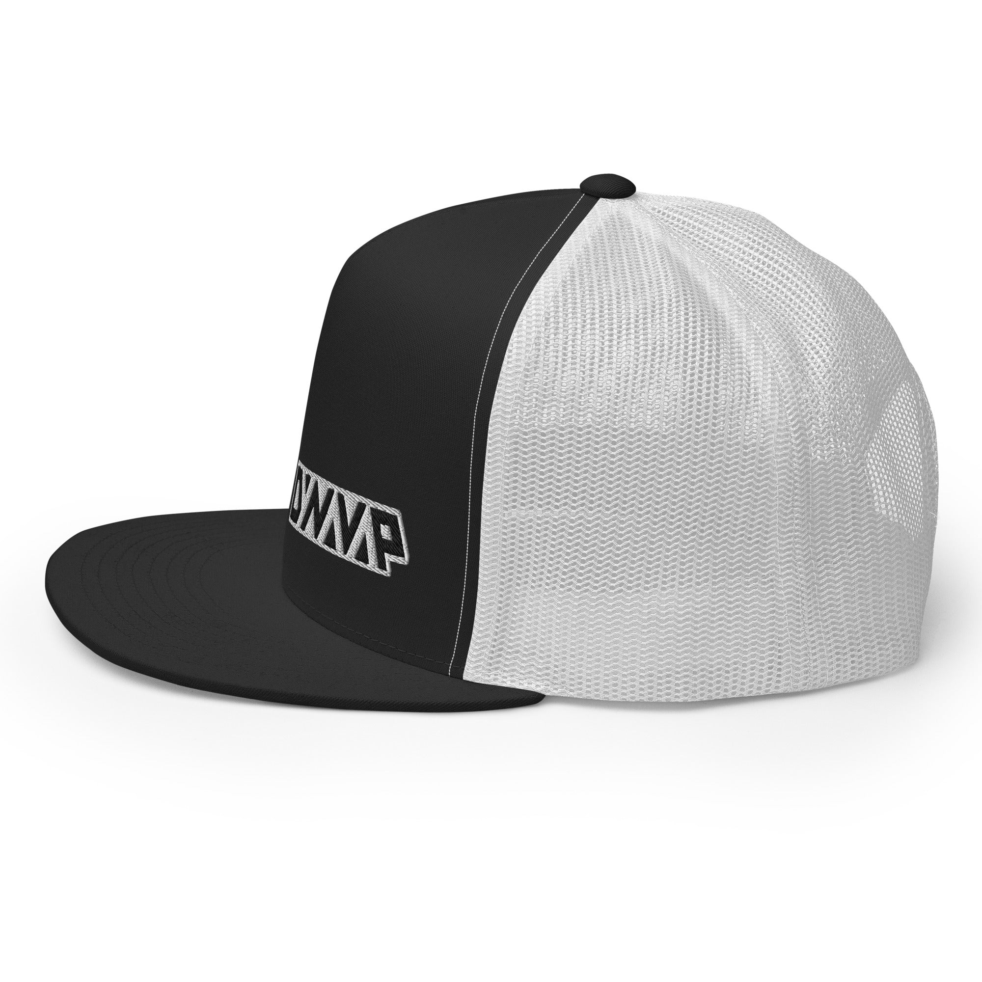 dynavap-trucker-cap-black-white-snapback-kappe image 4