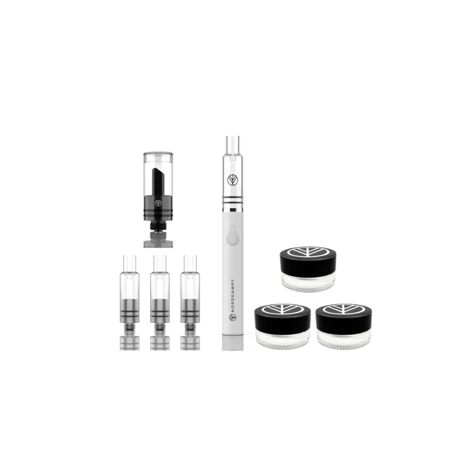 norddampf-dab-pen-mini-starter-set-white-konzentrat-set image 1