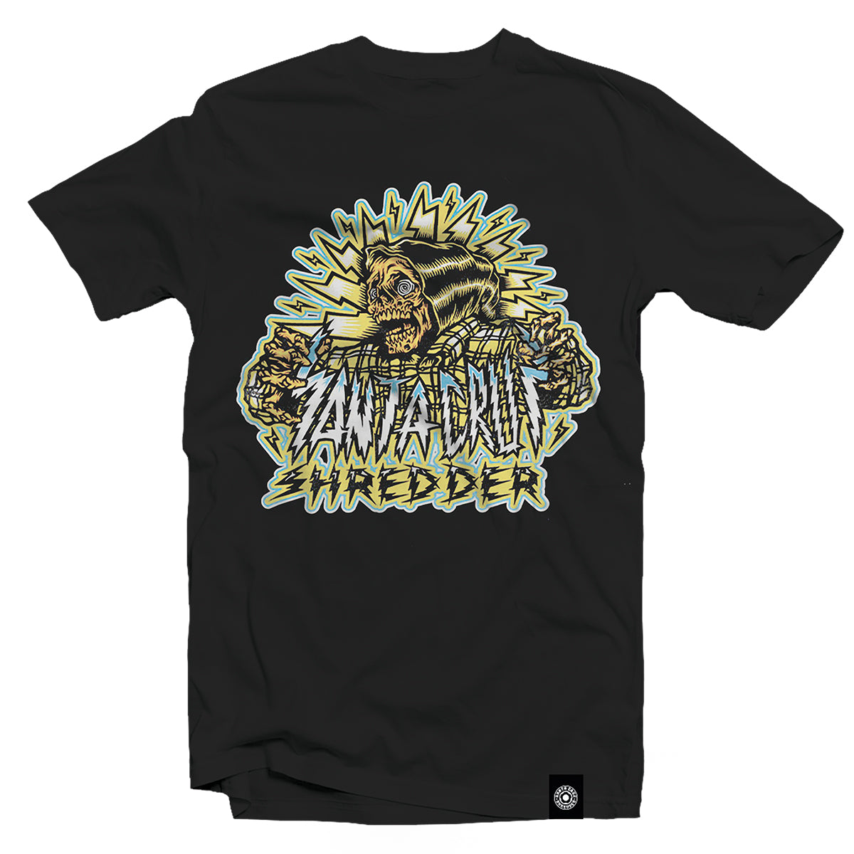 santa-cruz-shredder-shocker-skull-t-shirt image 1