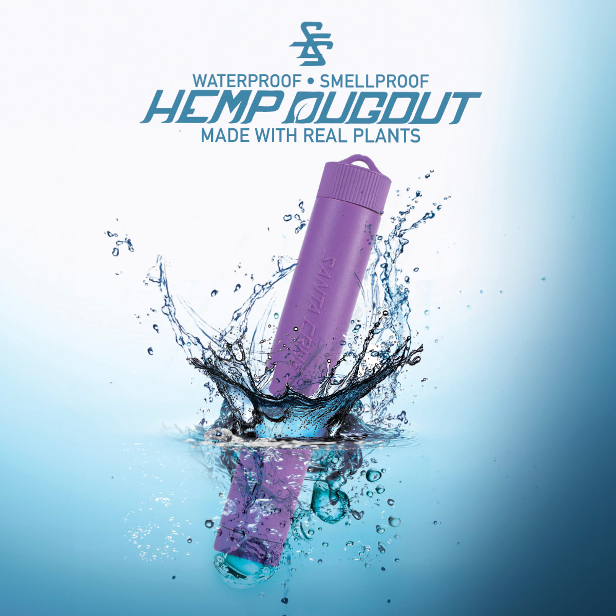 santa-cruz-shredder-hemp-dugout-mit-glas-one-hitter image 2