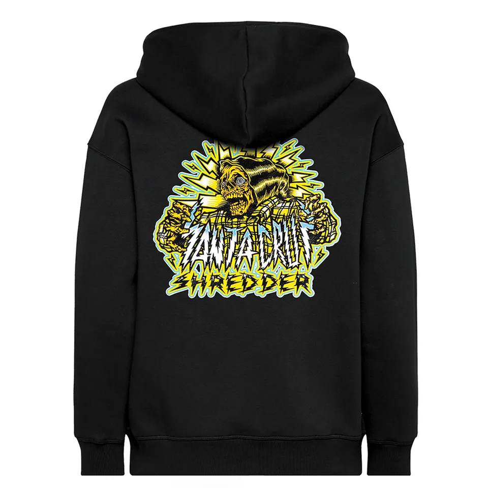 santa-cruz-shredder-hoodie-shocker-skull-100-baumwolle image 1