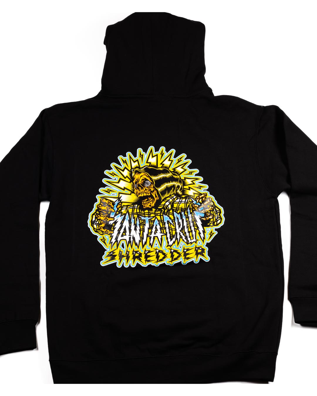 santa-cruz-shredder-hoodie-shocker-skull-100-baumwolle image 2