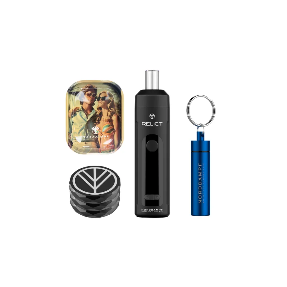 norddampf-relict-herb-bundle-deep-black-vaporizer-grinder image 1