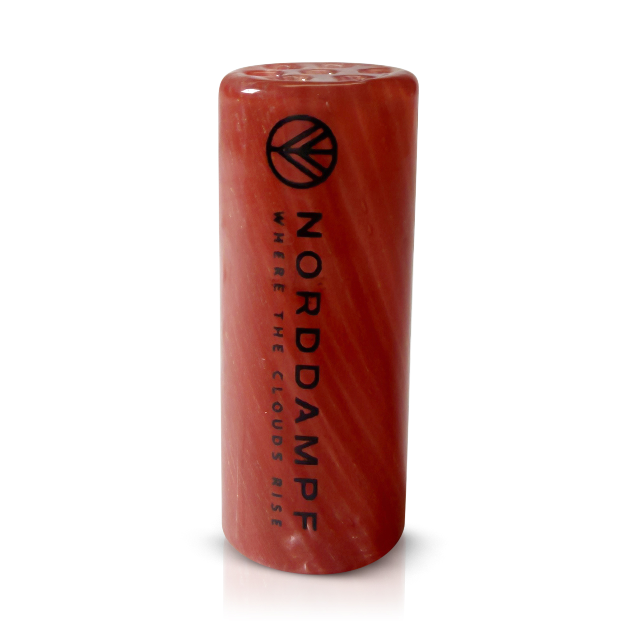 norddampf-relict-glasmundst-ck-vortex-rot-gold-glitter-30mm image 1