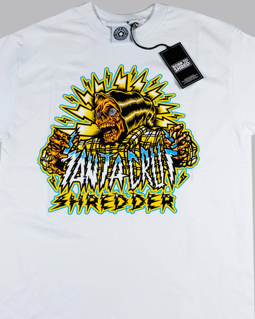 santa-cruz-shredder-shocker-skull-t-shirt image 5