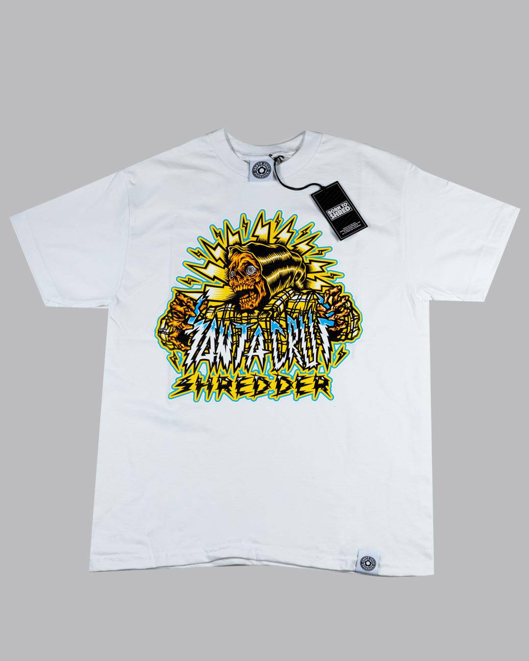 santa-cruz-shredder-shocker-skull-t-shirt image 6