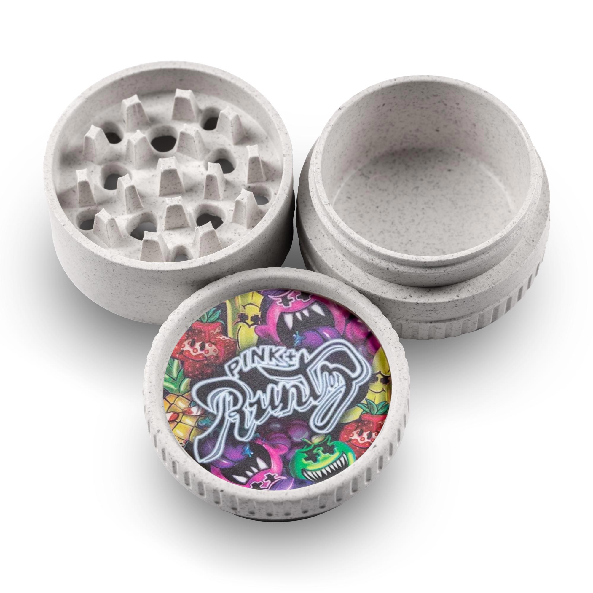 santa-cruz-shredder-hemp-3-piece-pink-runtz-grinder image 1