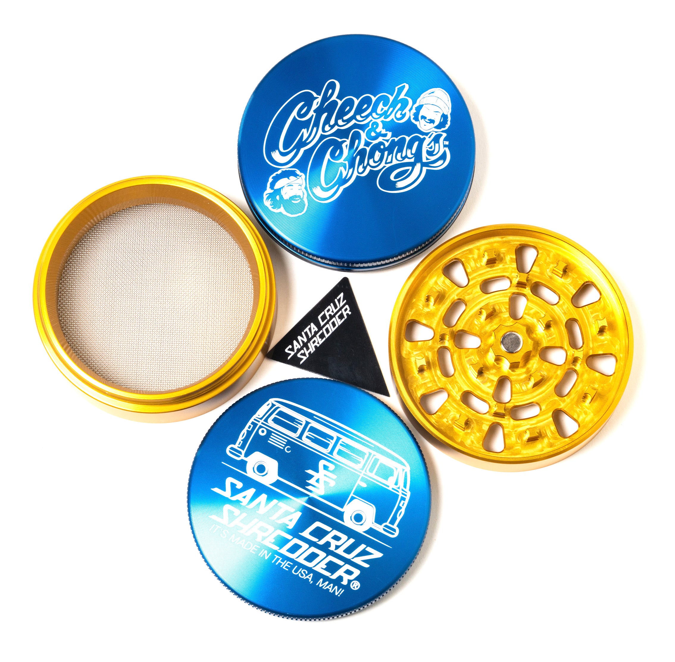 santa-cruz-shredder-cheech-chong-alu-grinder-4-teilig-medium image 5