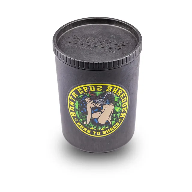 santa-cruz-shredder-hemp-stash-jar-born-to-shred-aufbewahrungsdose image 1