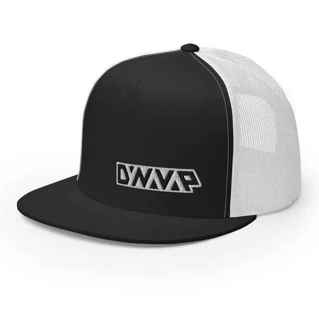 dynavap-trucker-cap-black-white-snapback-kappe image 1