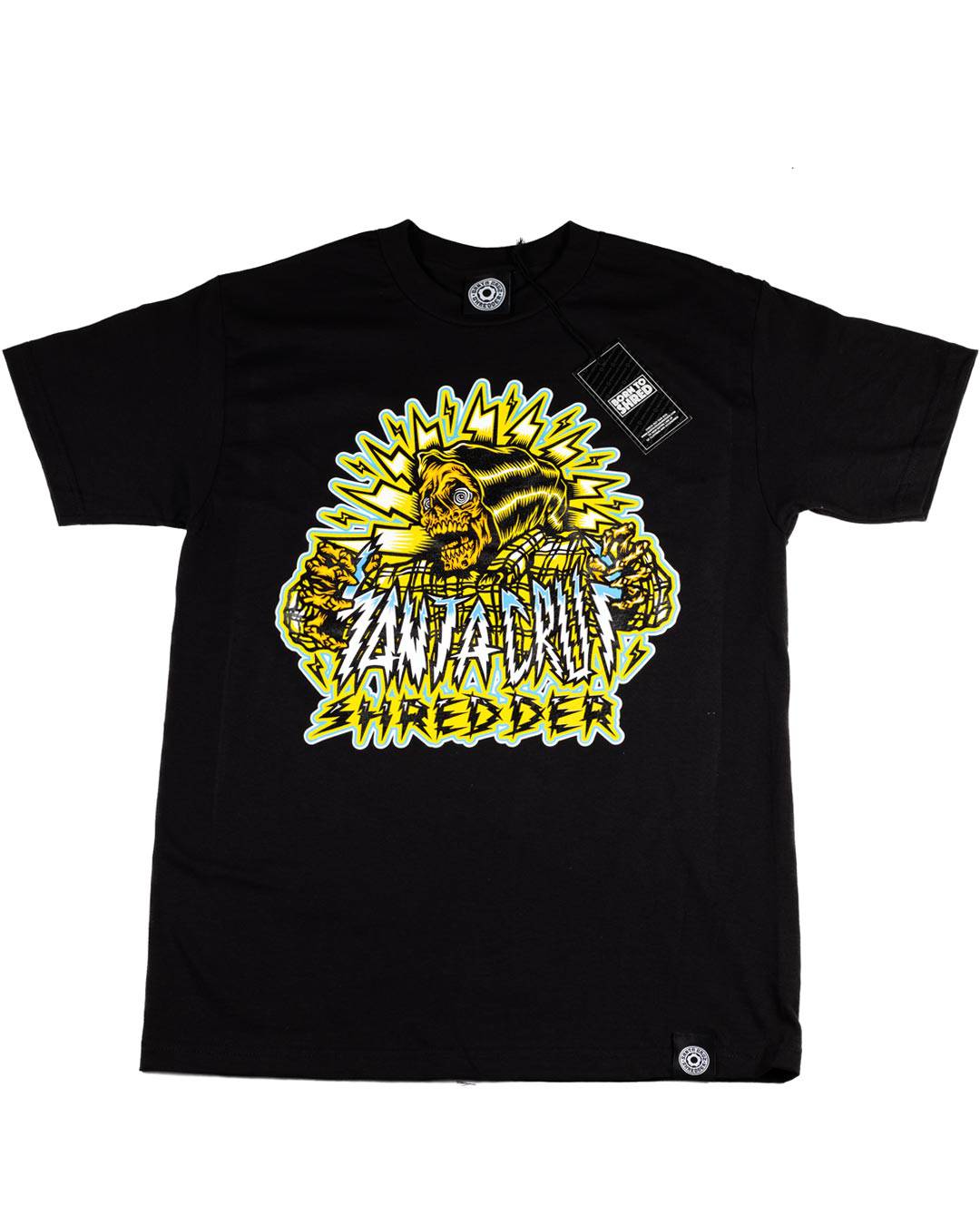 santa-cruz-shredder-shocker-skull-t-shirt image 3