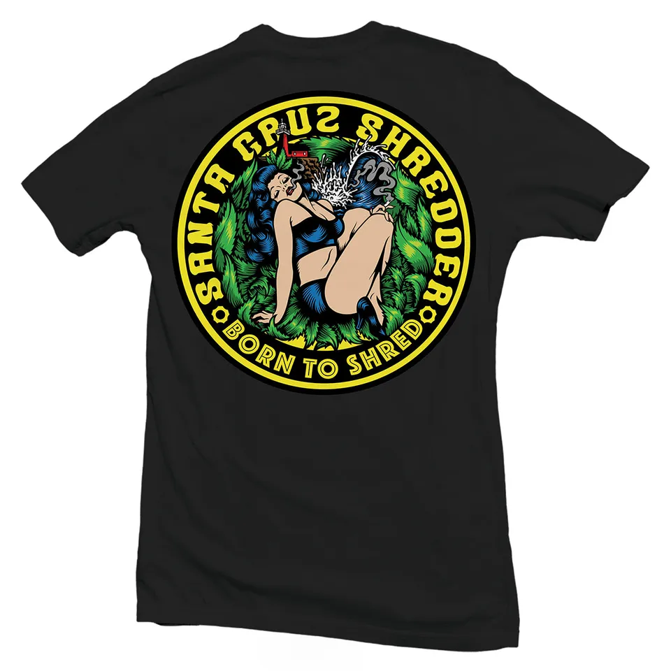 santa-cruz-shredder-pinup-t-shirt-100-baumwolle image 1